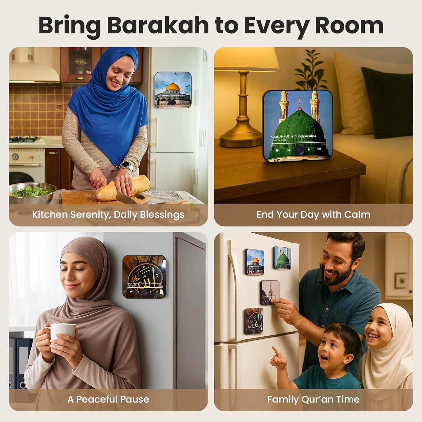 Quran Magnet Speaker (One Touch Surah Player)