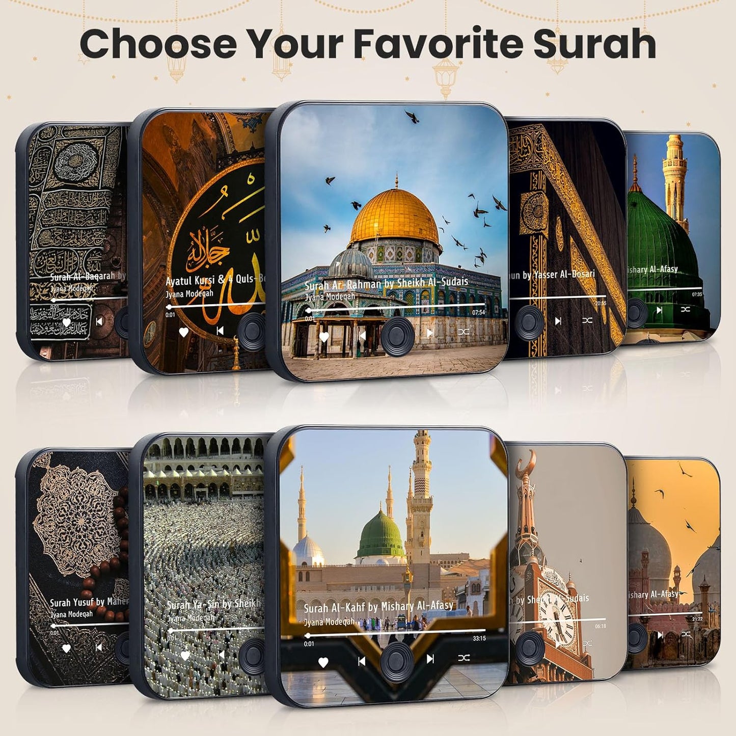 Quran Magnet Speaker (One Touch Surah Player)